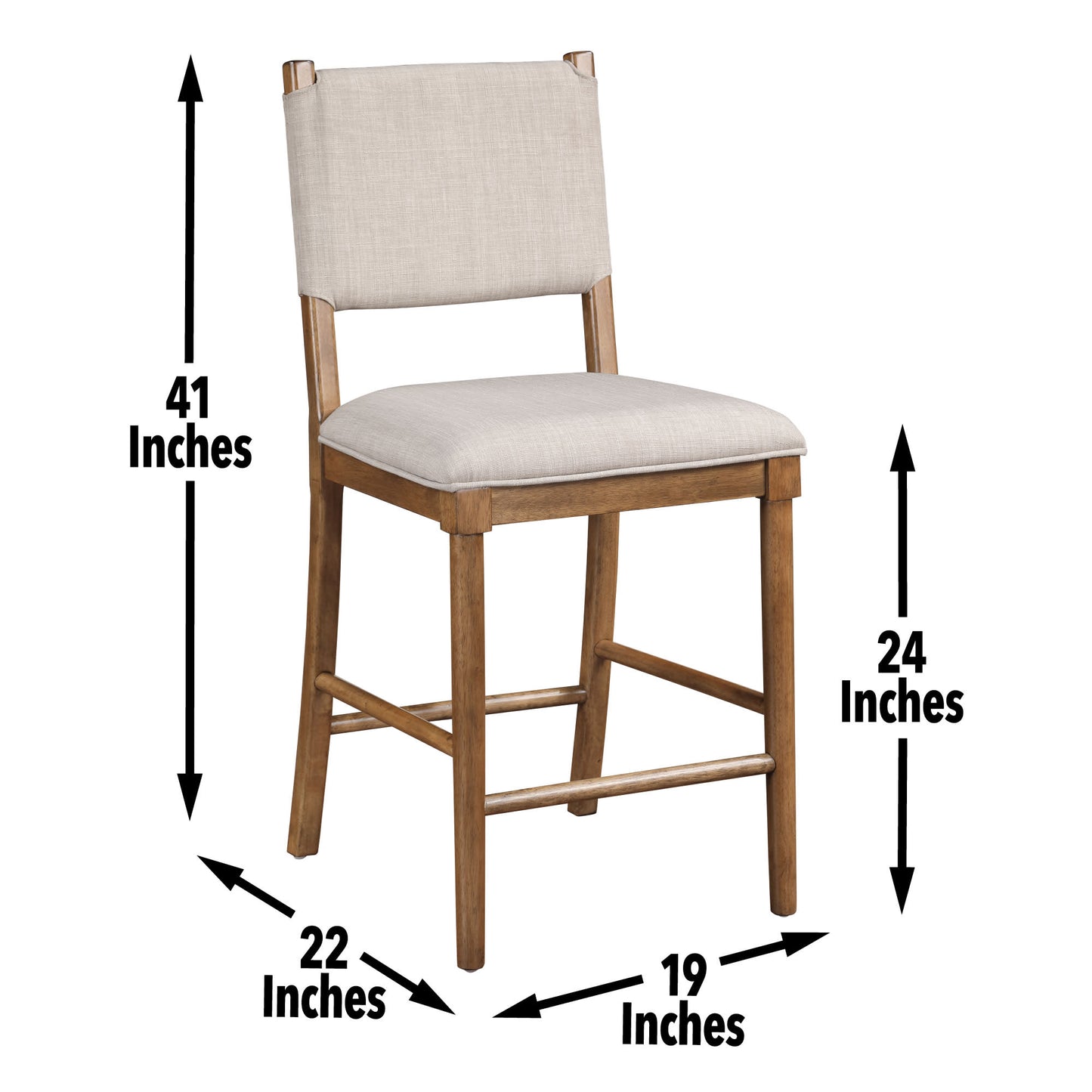 Oslo Brown Counter Chair
