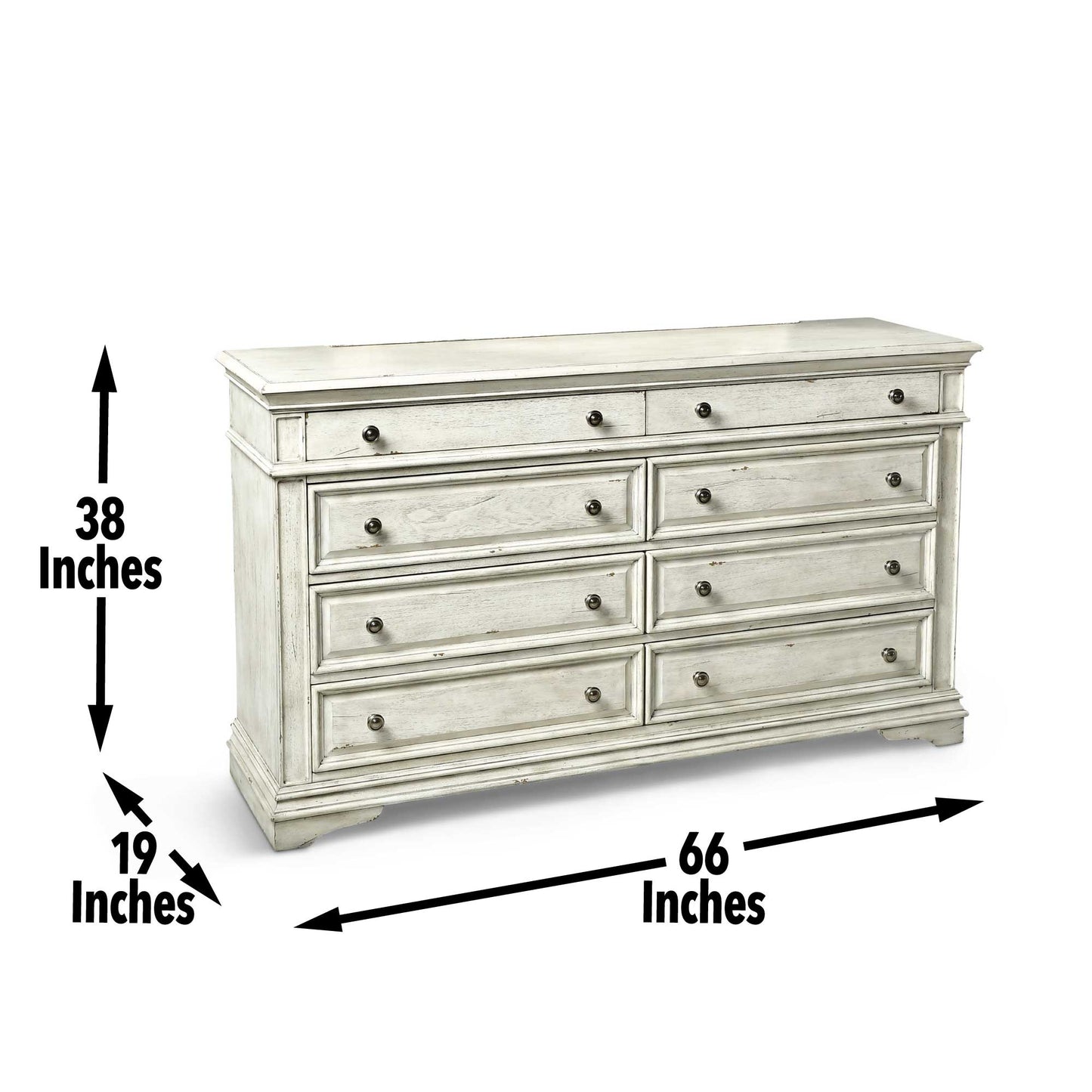 Highland Park Cathedral White Dresser