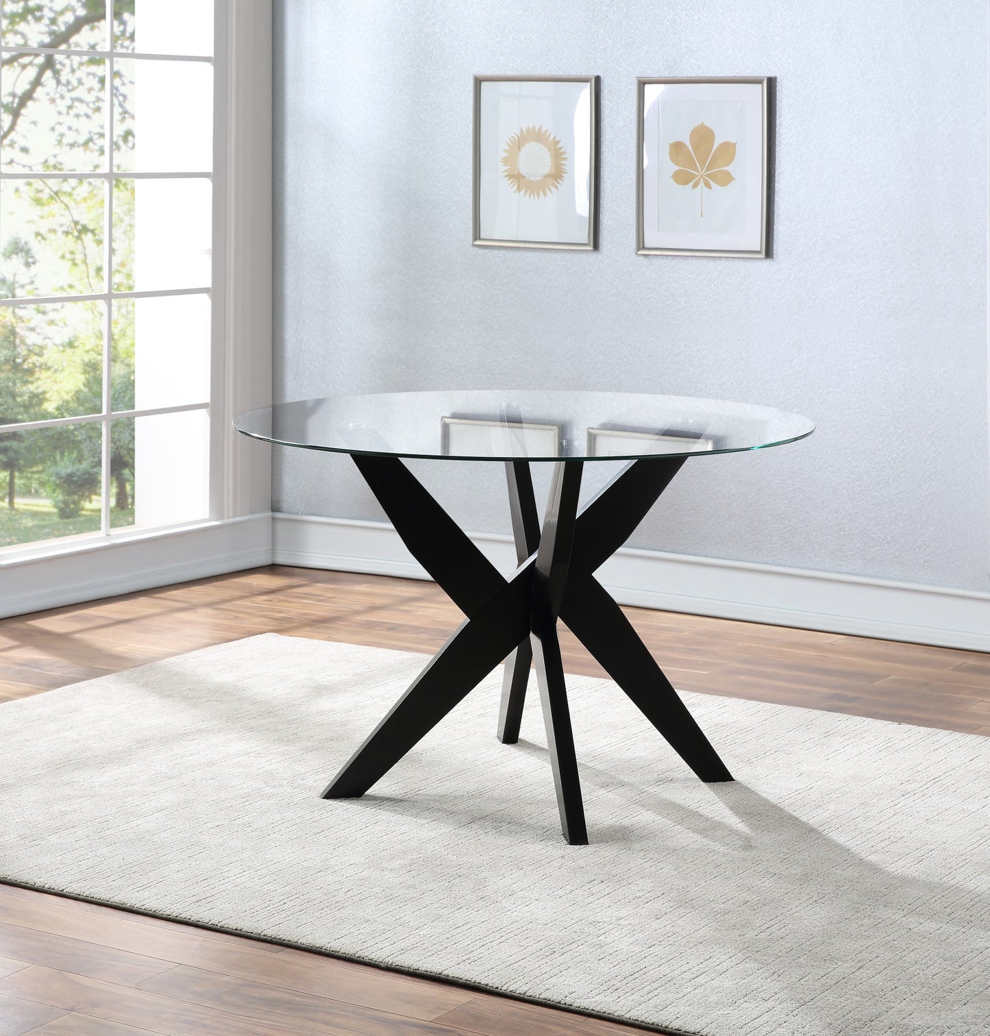 Amalie Black 5PC Dining Set