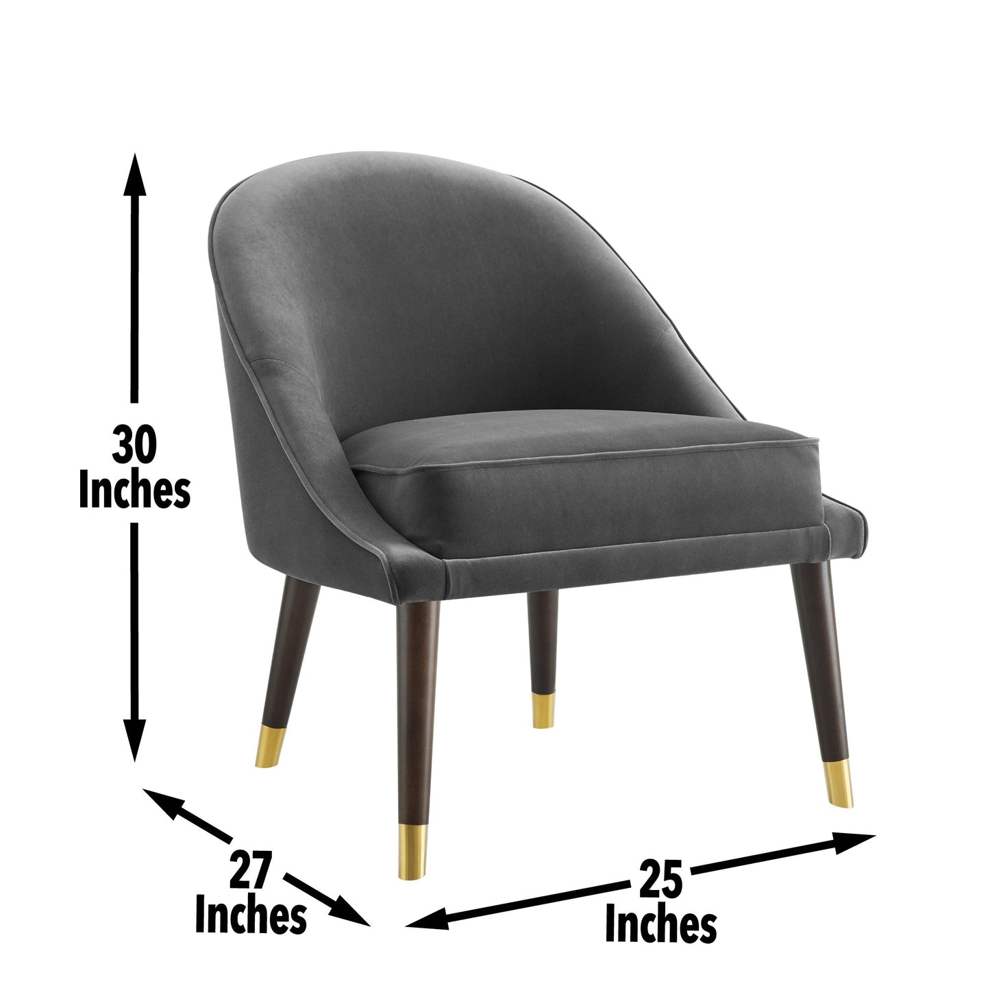 Avalon Velvet Accent Chair