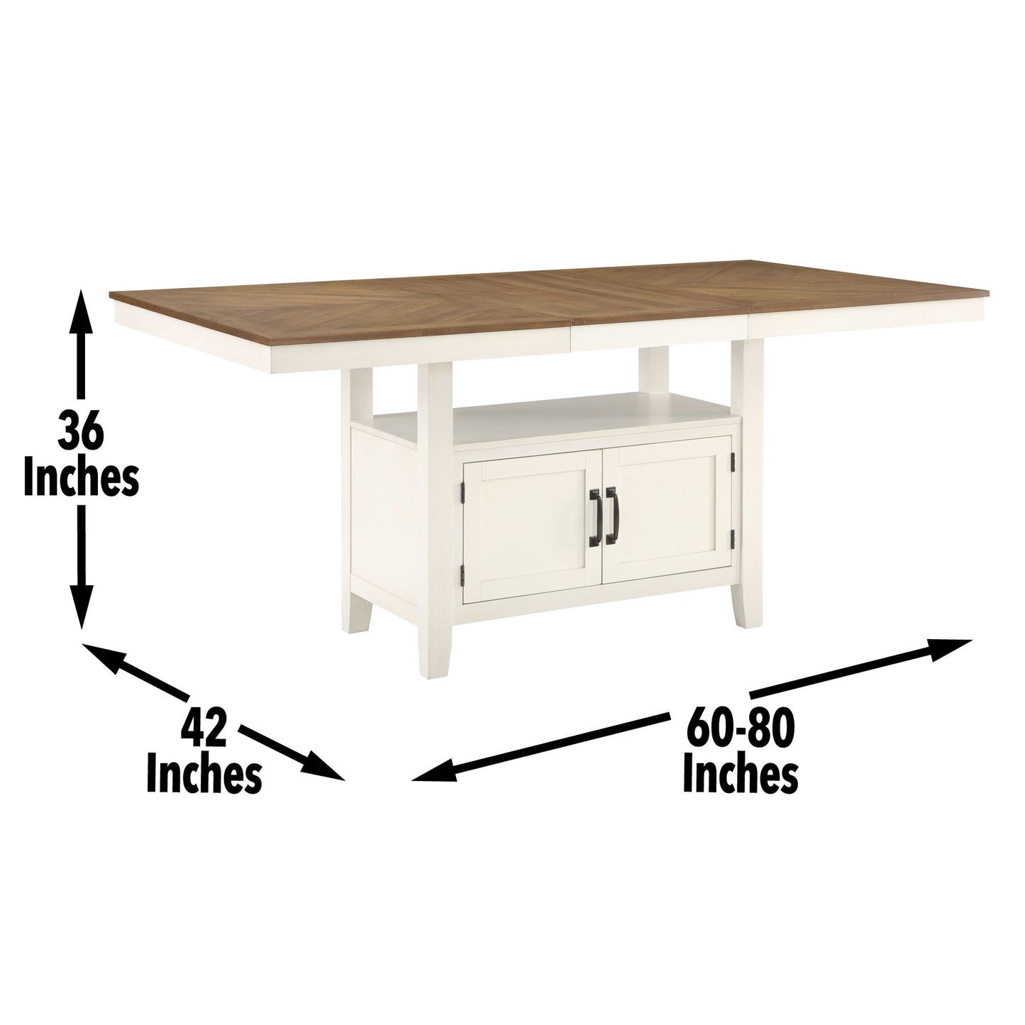 Hyland Counter Table Brown