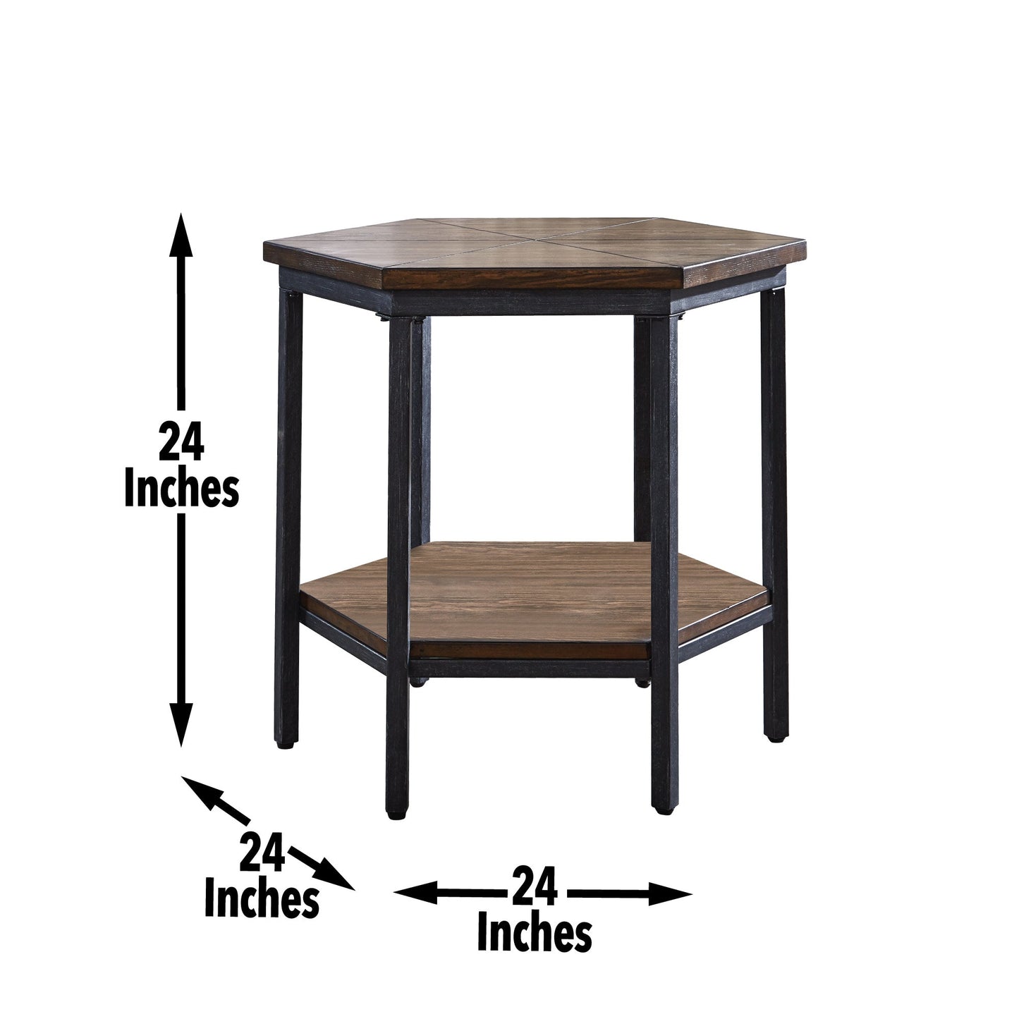 Ultimo Hexagon End Table
