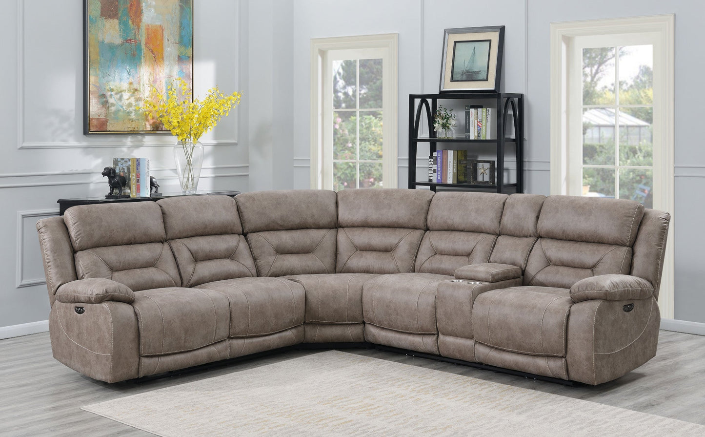 Aria Sand Sectional Wedge
