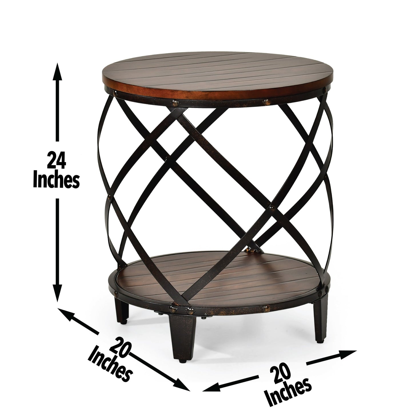 Winston Round End Table