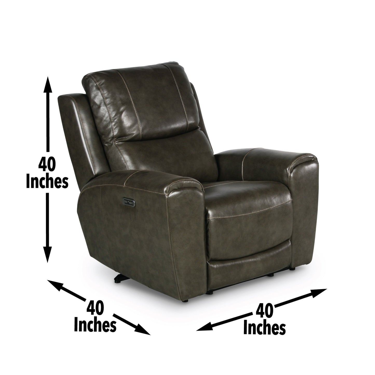 Laurel Pwr-Pwr Chair Grey
