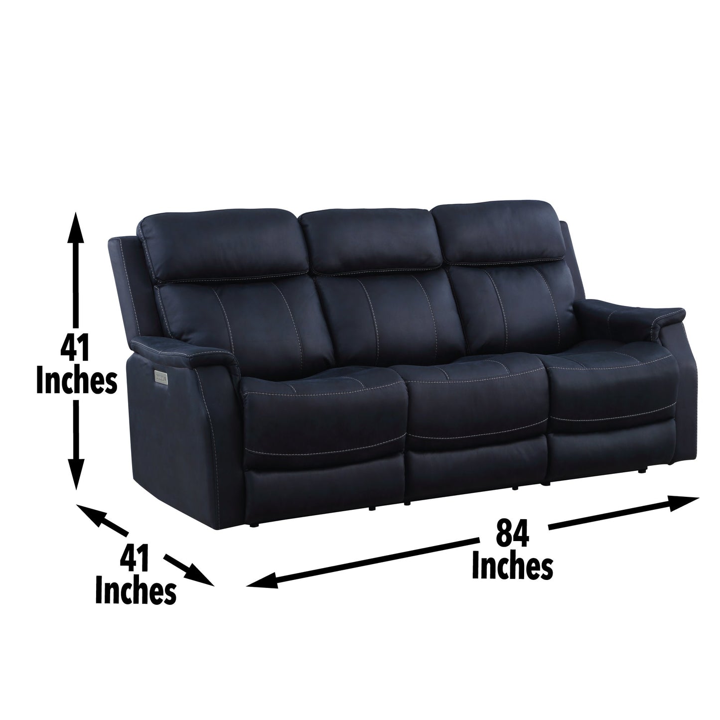 Valencia 3 Piece Dual Power Rec