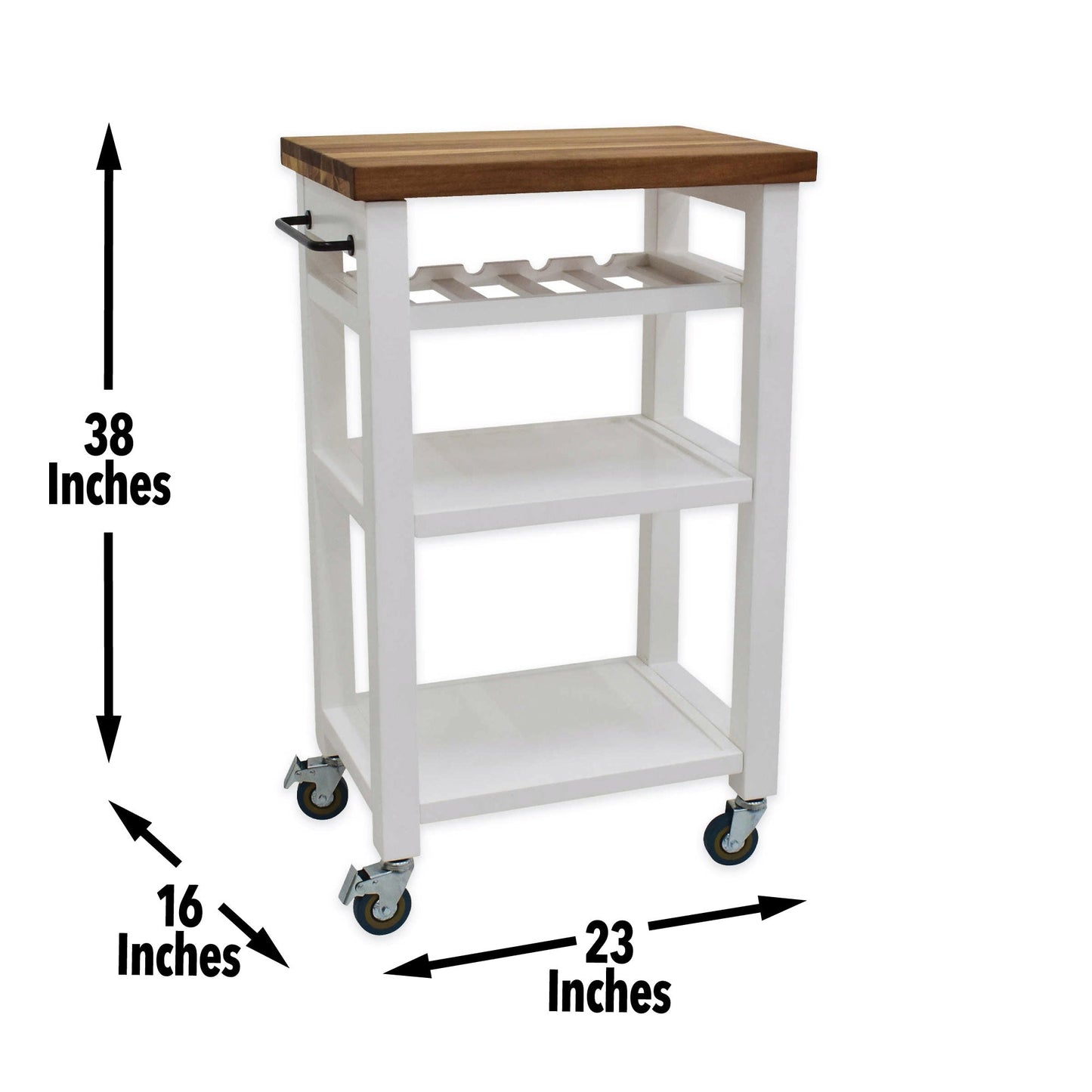 Belden Kitchen Cart White