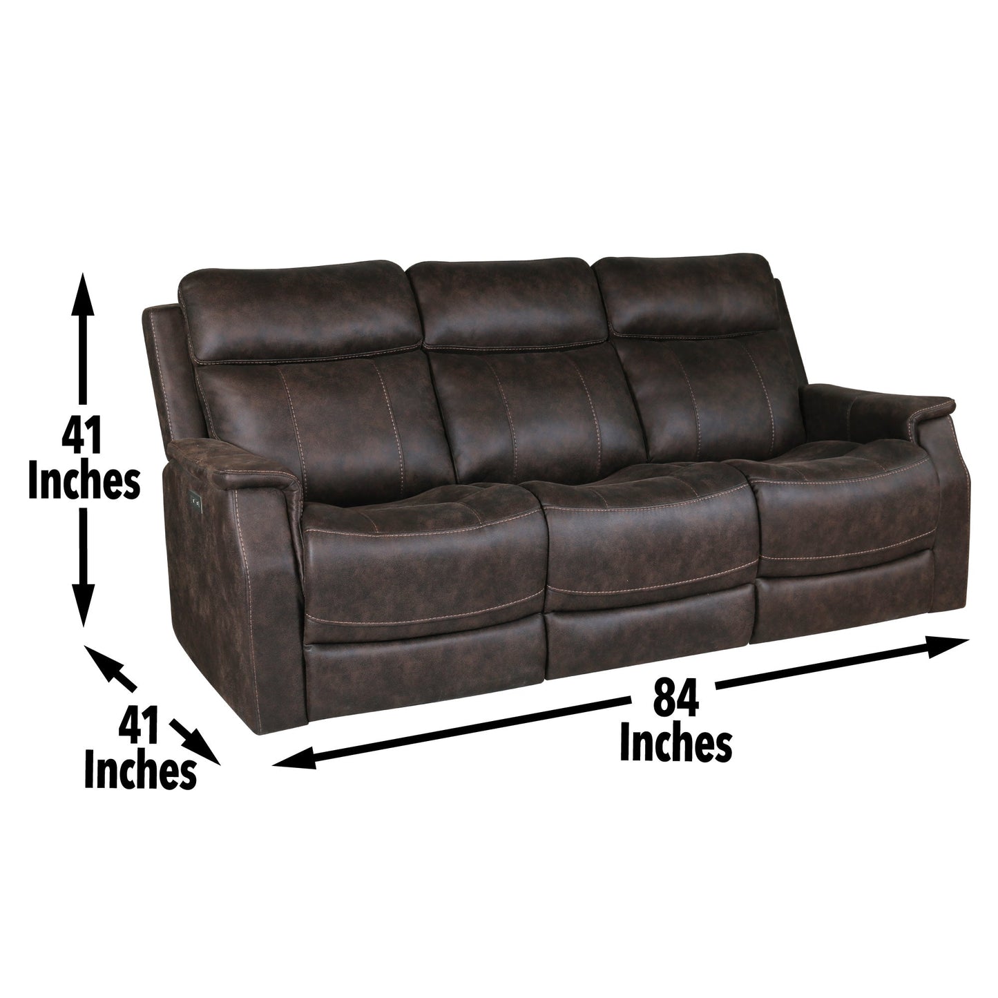 Valencia 2 Piece Dual Power Rec
