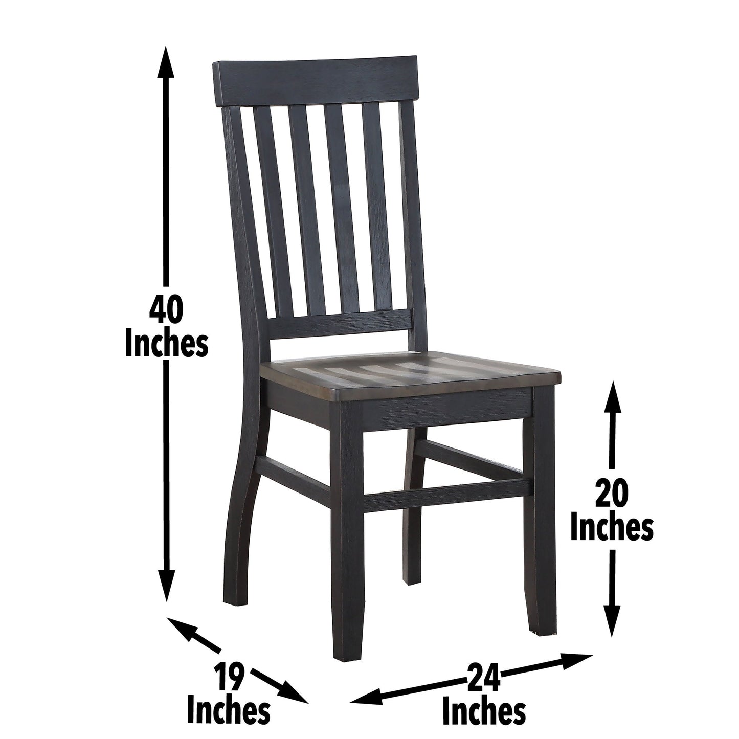 Raven Noir Side Chair