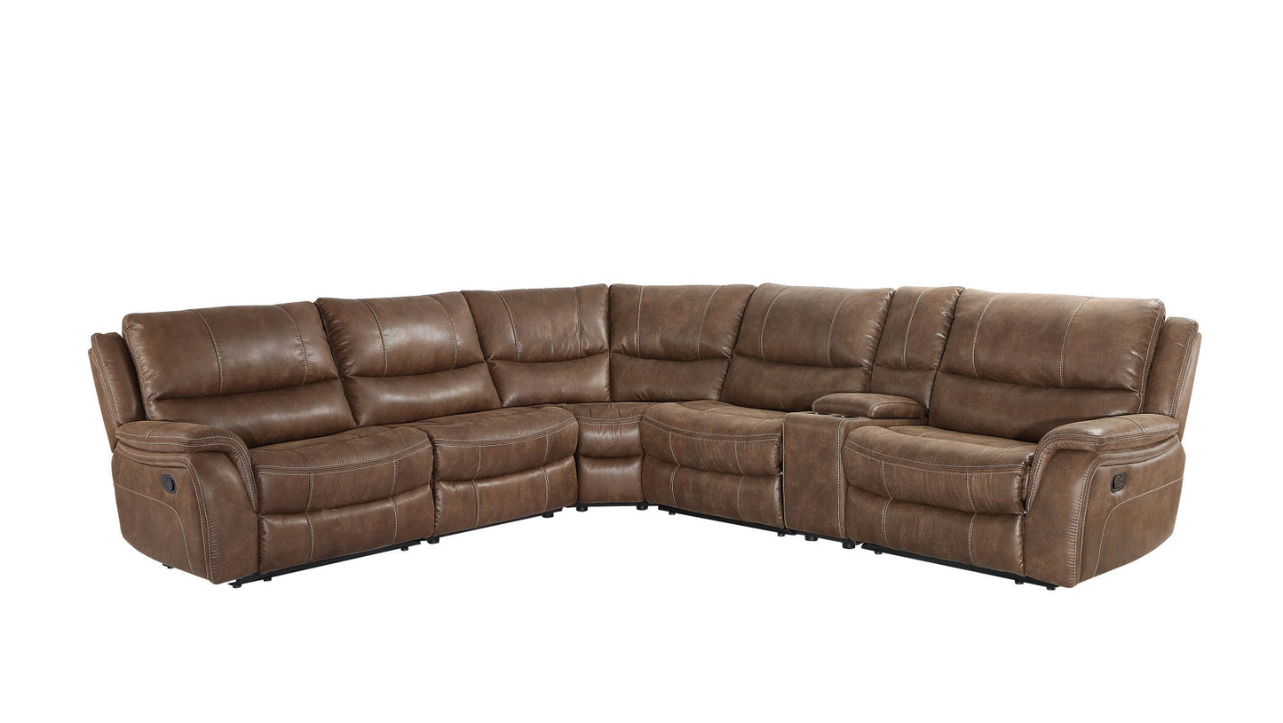 Lehi 6PC Manual Reclining Sectional