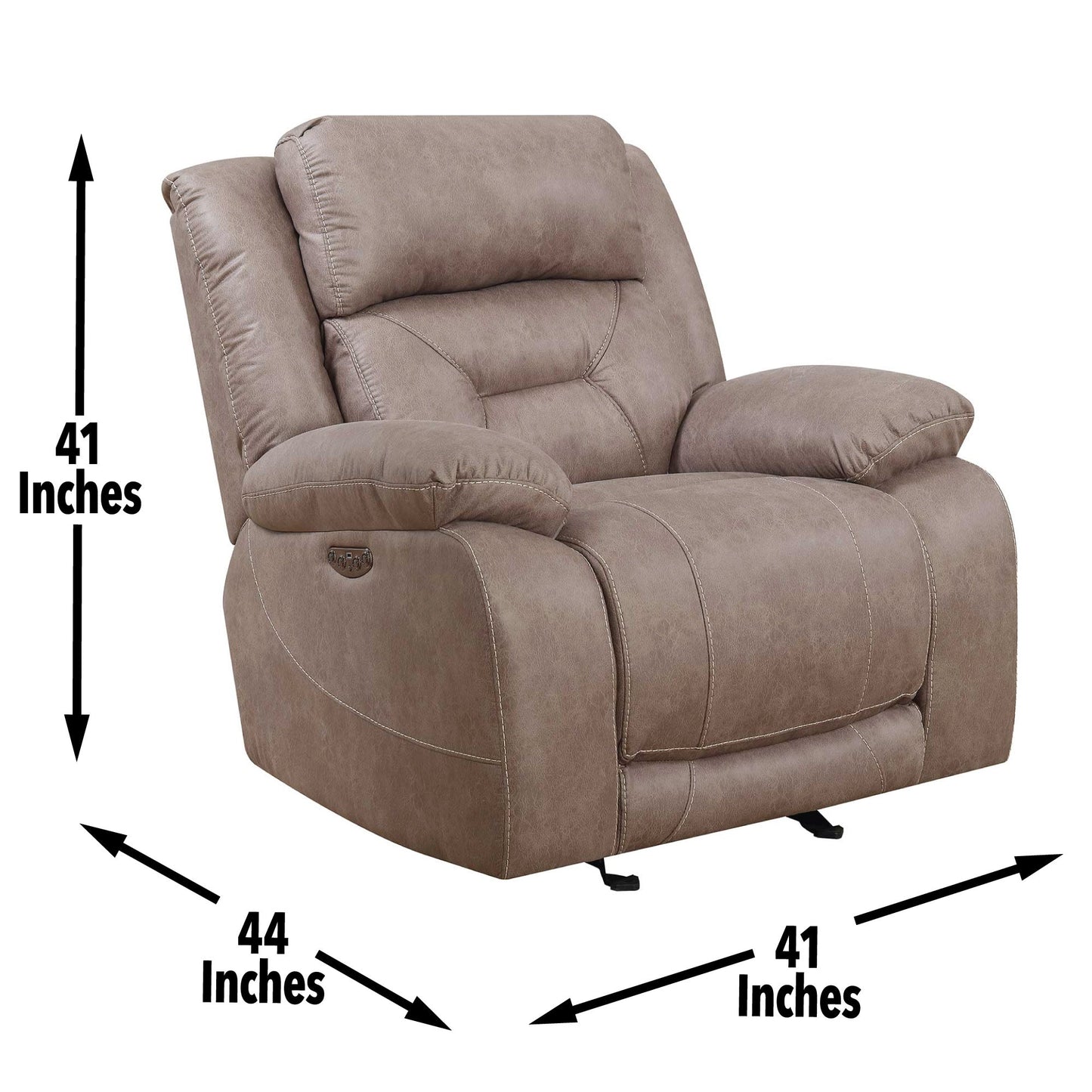 Aria Sand Dual-Power Recliner