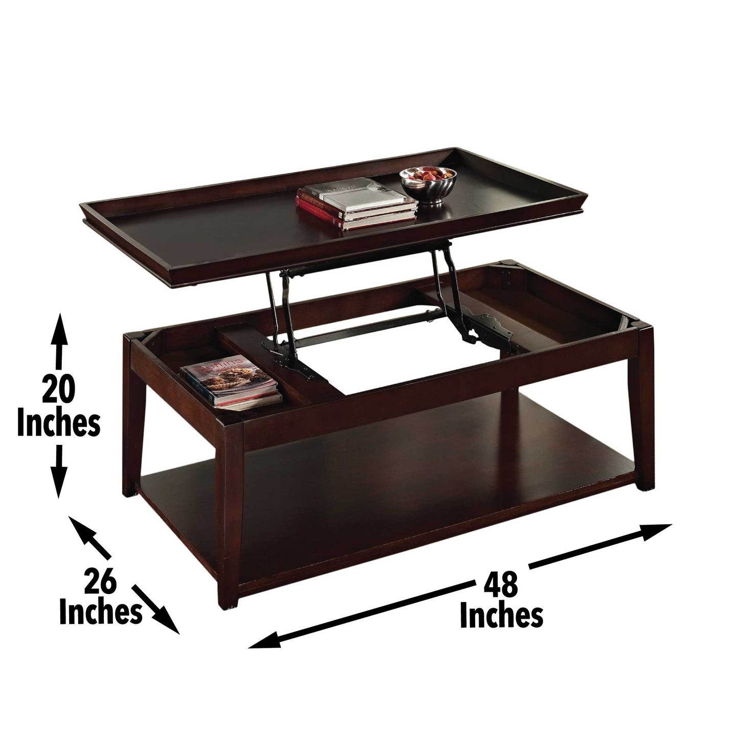 Clemson Lift Top Cocktail Table