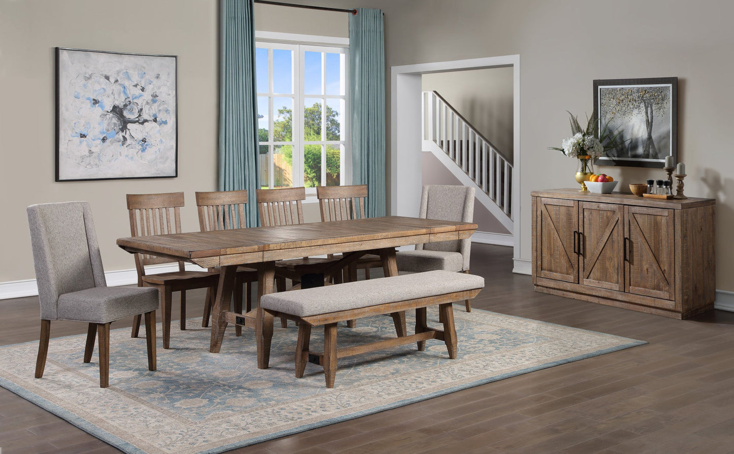 Riverdale Driftwood Dining Table Top