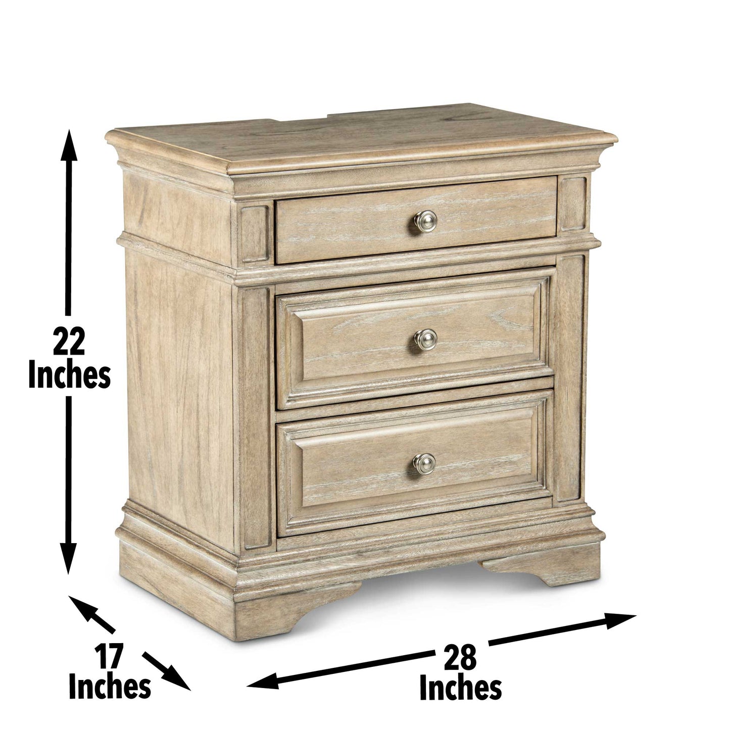 Highland Park Driftwood Nightstand