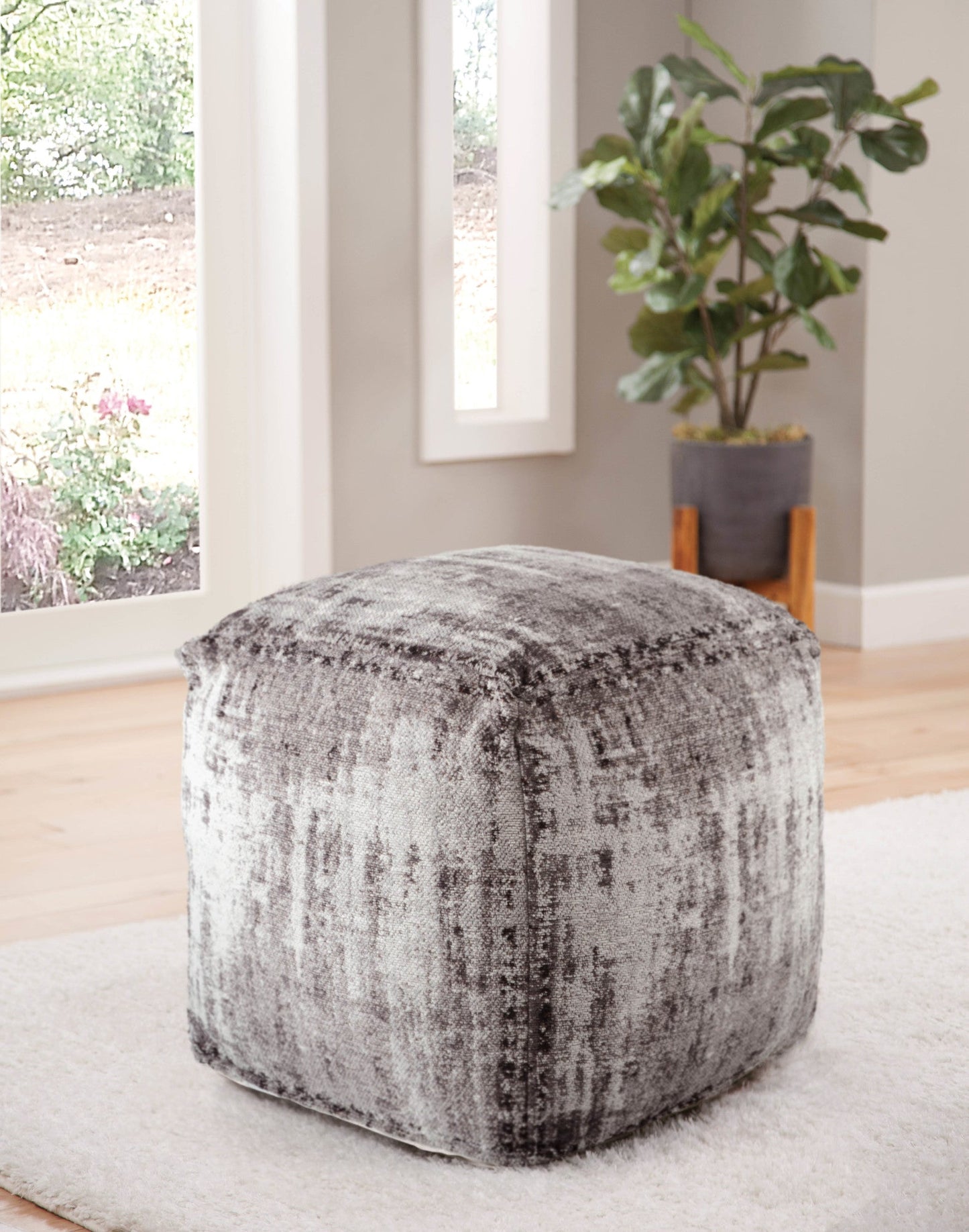 Hazel Square Pouf