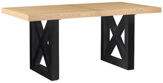 Magnolia Black Base 36" Counter Table w,16-inch Leaf