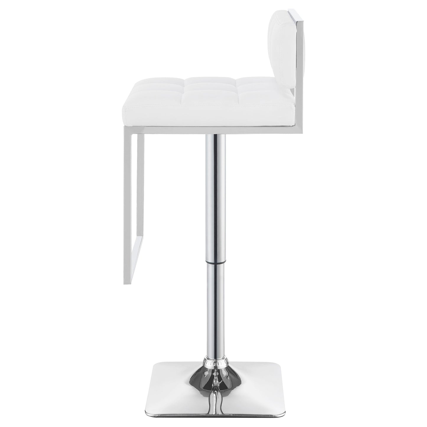 Alameda AdjusTable Bar Stool White and Chrome