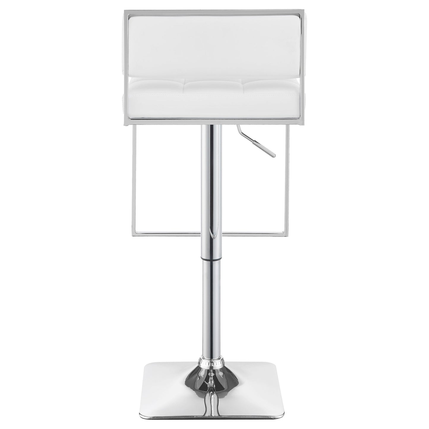 Alameda AdjusTable Bar Stool White and Chrome