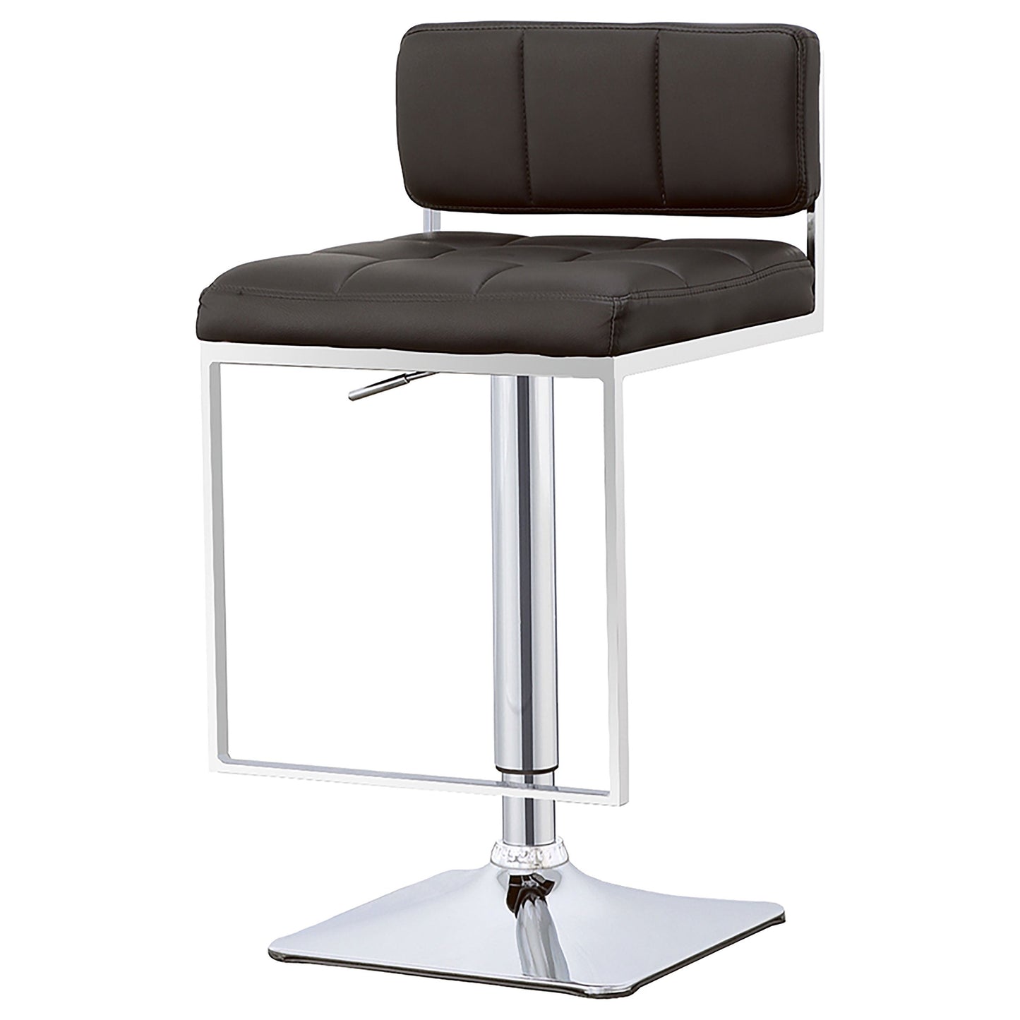 Alameda AdjusTable Bar Stool Chrome and Black