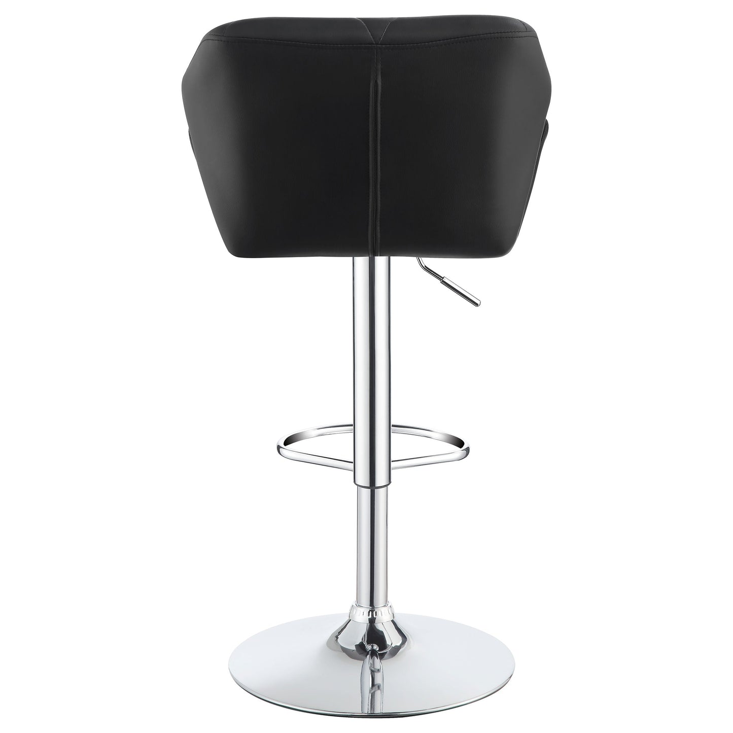 Berrington AdjusTable Bar Stools Chrome and Black (Set of 2)