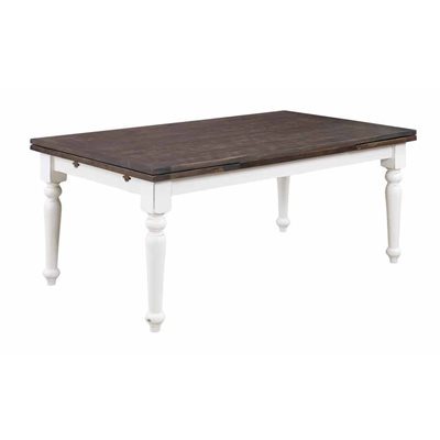 MOUNTAIN RETREAT EXTENSION DINING TABLE W/2 20IN LEAVES