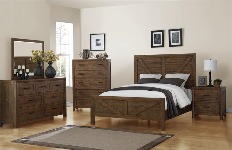 PINE VALLEY QUEEN PANEL HEADBOARD