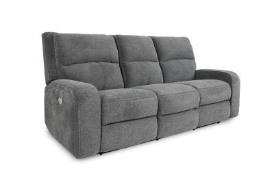 Polaris Bizmark Grey Power Sofa