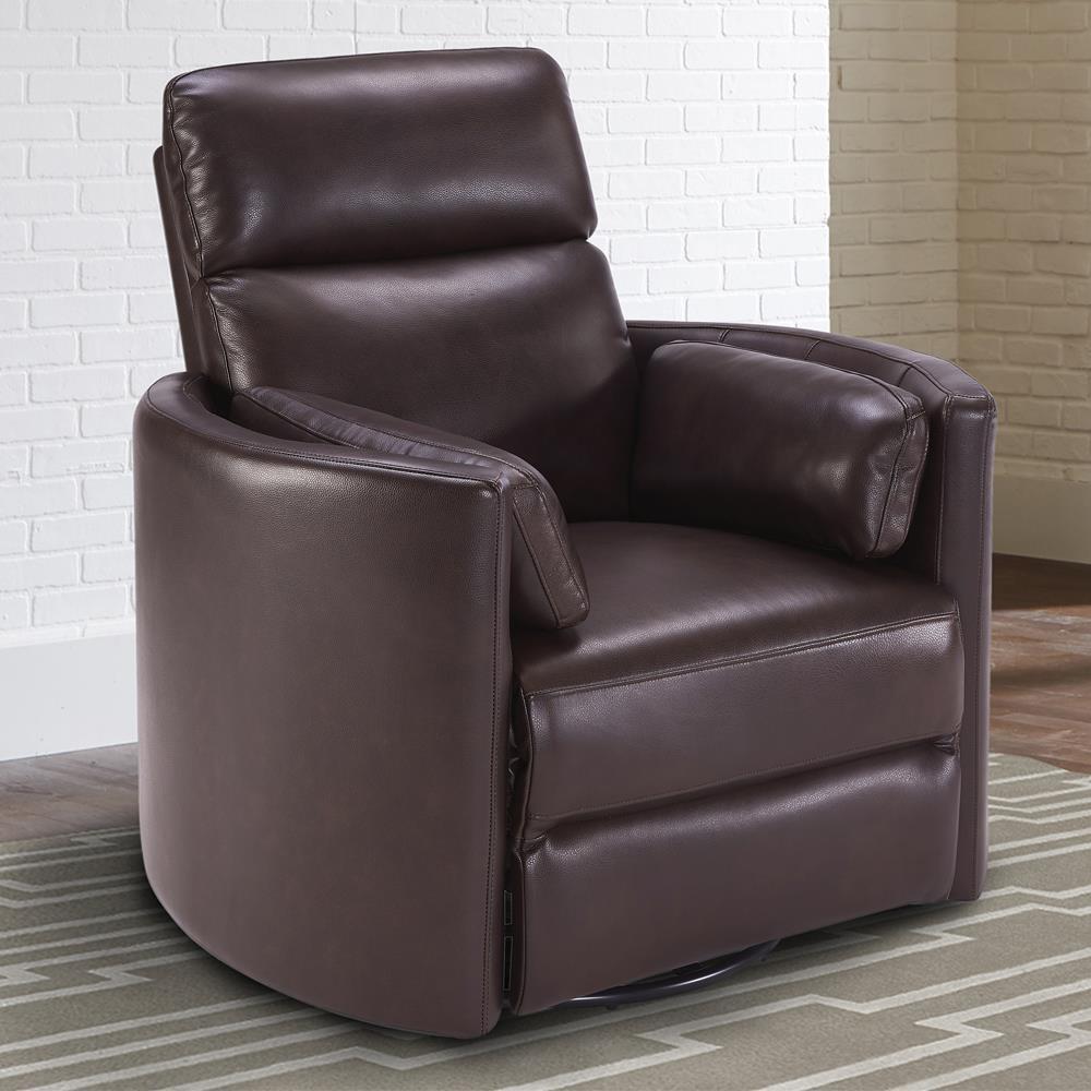 Radius Florence Burgundy Powered By Freemotion Cordless Power Swivel Glider Recliner