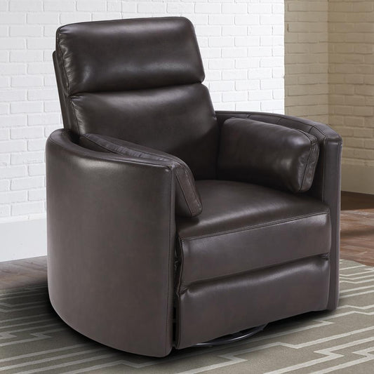 Radius Florence Brown Powered By Freemotion Cordless Power Swivel Glider Recliner