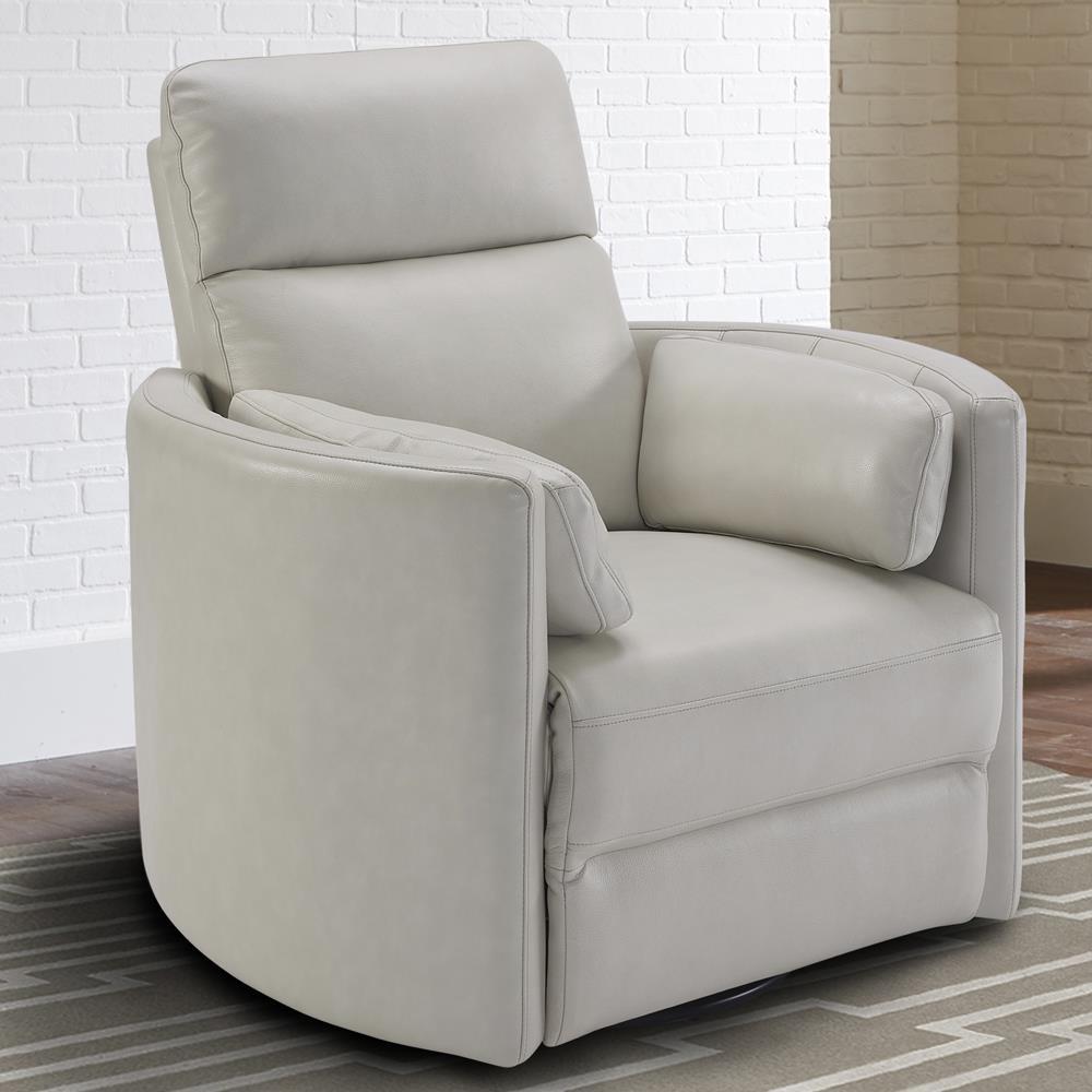Radius Florence Ivory Powered By Freemotion Cordless Power Swivel Glider Recliner