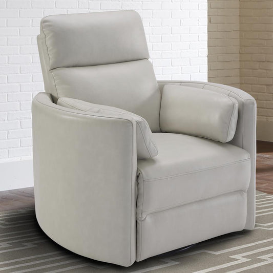 Radius Florence Ivory Powered By Freemotion Cordless Power Swivel Glider Recliner