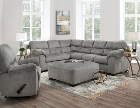 1710-2137 - LSF CORNER SOFA (LUCILLE SLATE)