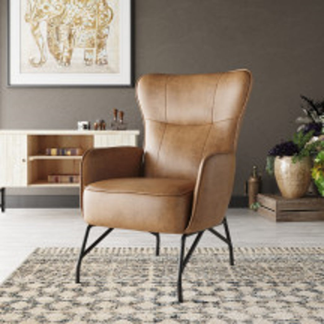 ACCENT CHAIR-SADDLE KD