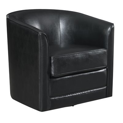 SWIVEL CHAIR-BLACK