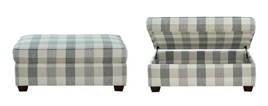 1954 (Abbott Pewter) Storage Ottoman