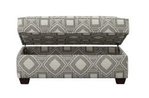 1954 (Dayo Charcoal) Storage Ottoman
