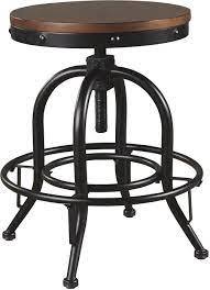 Valebeck Brown 19 in Counter Height Bar Stool