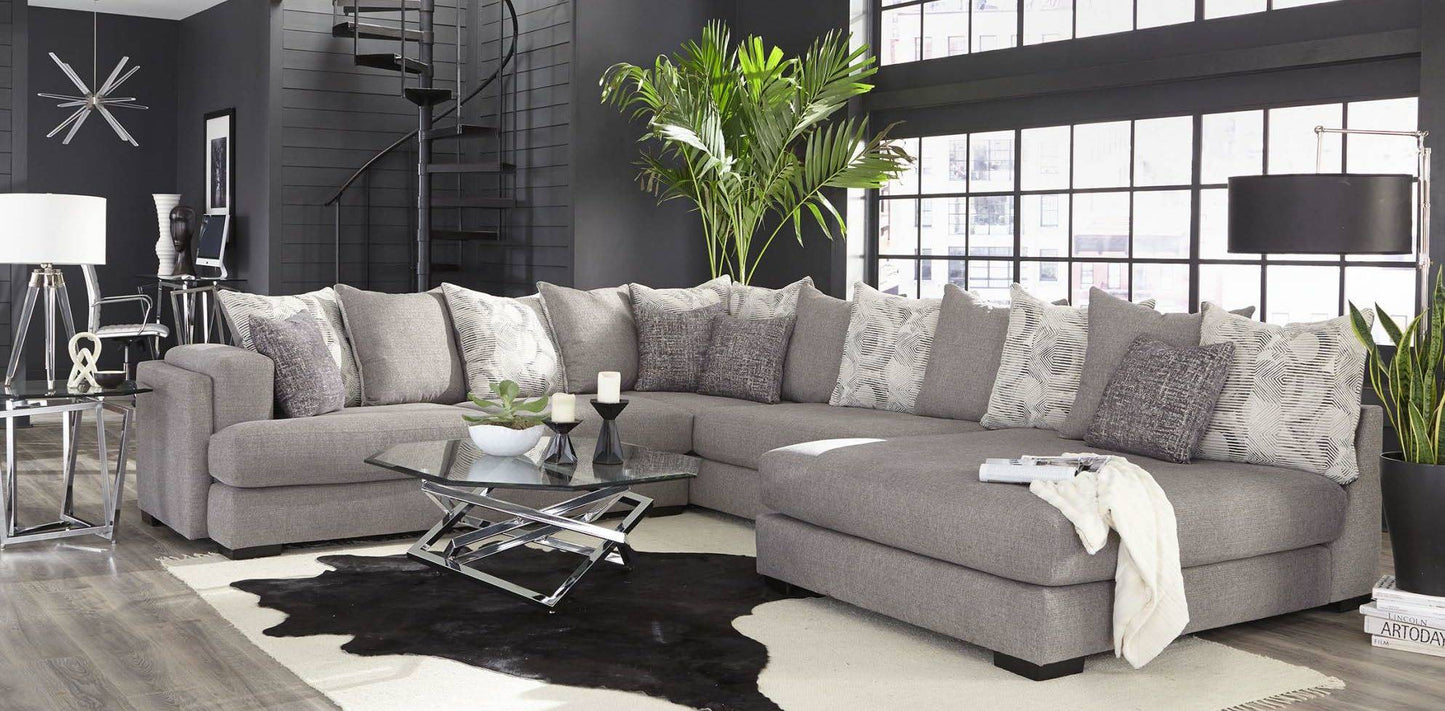 Garrett LAF Bump Sofa - Sterling