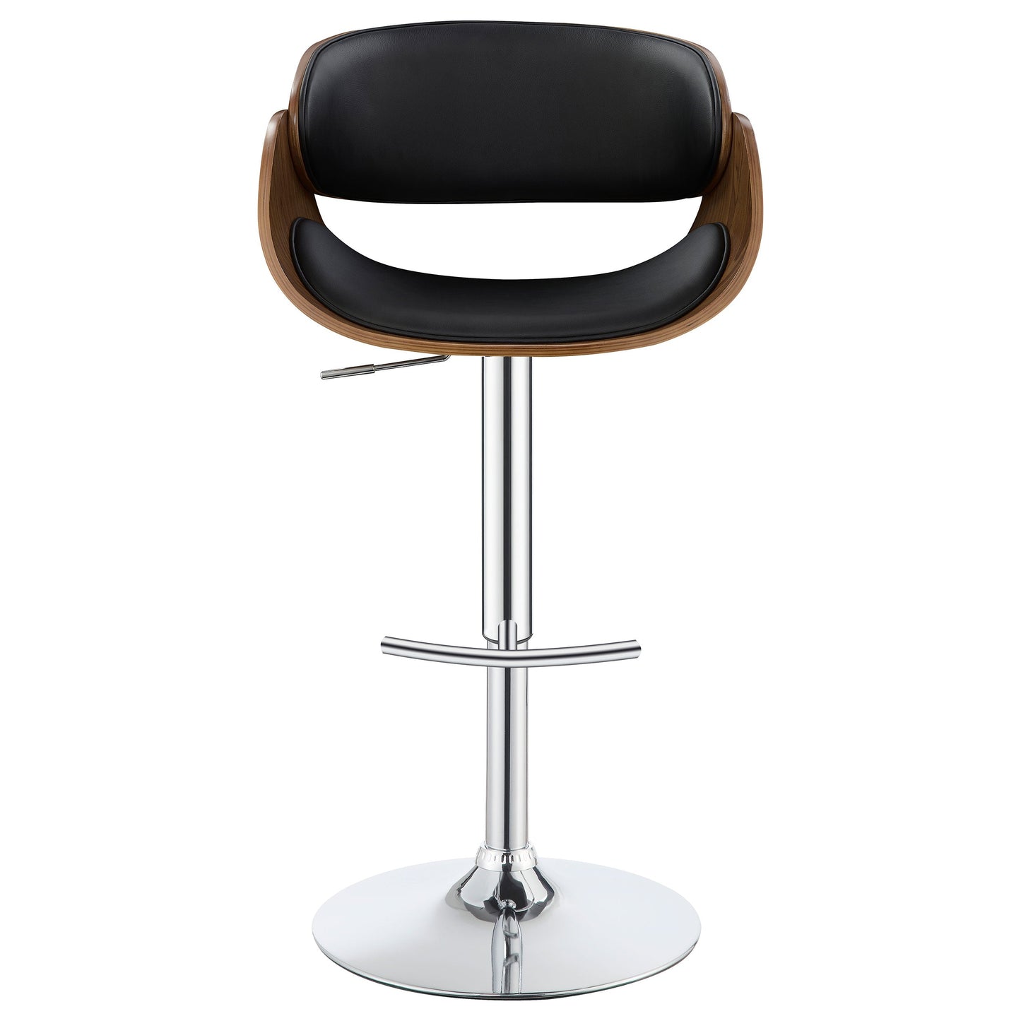 Dana AdjusTable Bar Stool Black and Chrome