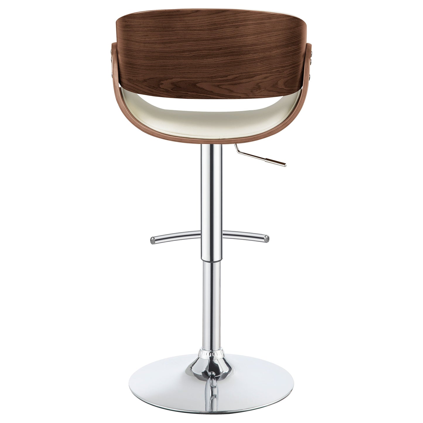 Dana AdjusTable Bar Stool Ecru and Chrome