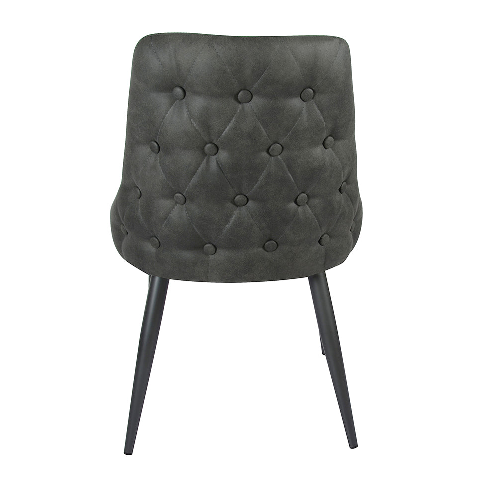 Cosmo Upholstered Curved Back Side Chairs (Set of 2)