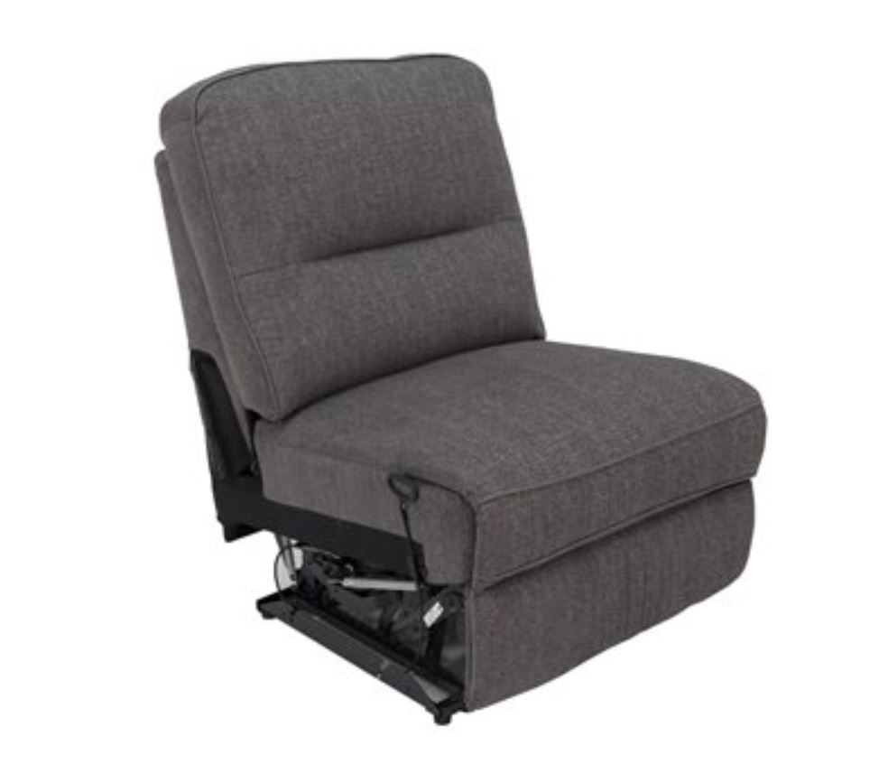 ALBERTA ARMLESS RECLINER-GREY
