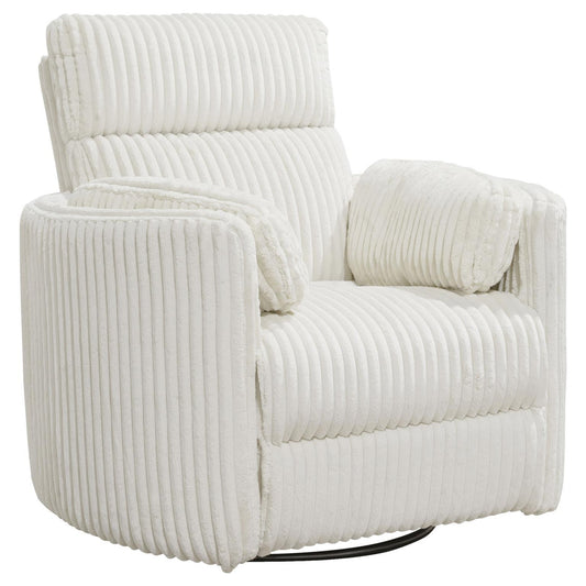 Radius Mega Ivory Swivel Power Glider Recliner