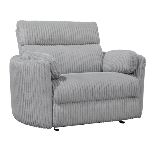Radius Xl Mega Grey Extra Wide Power Glider Recliner