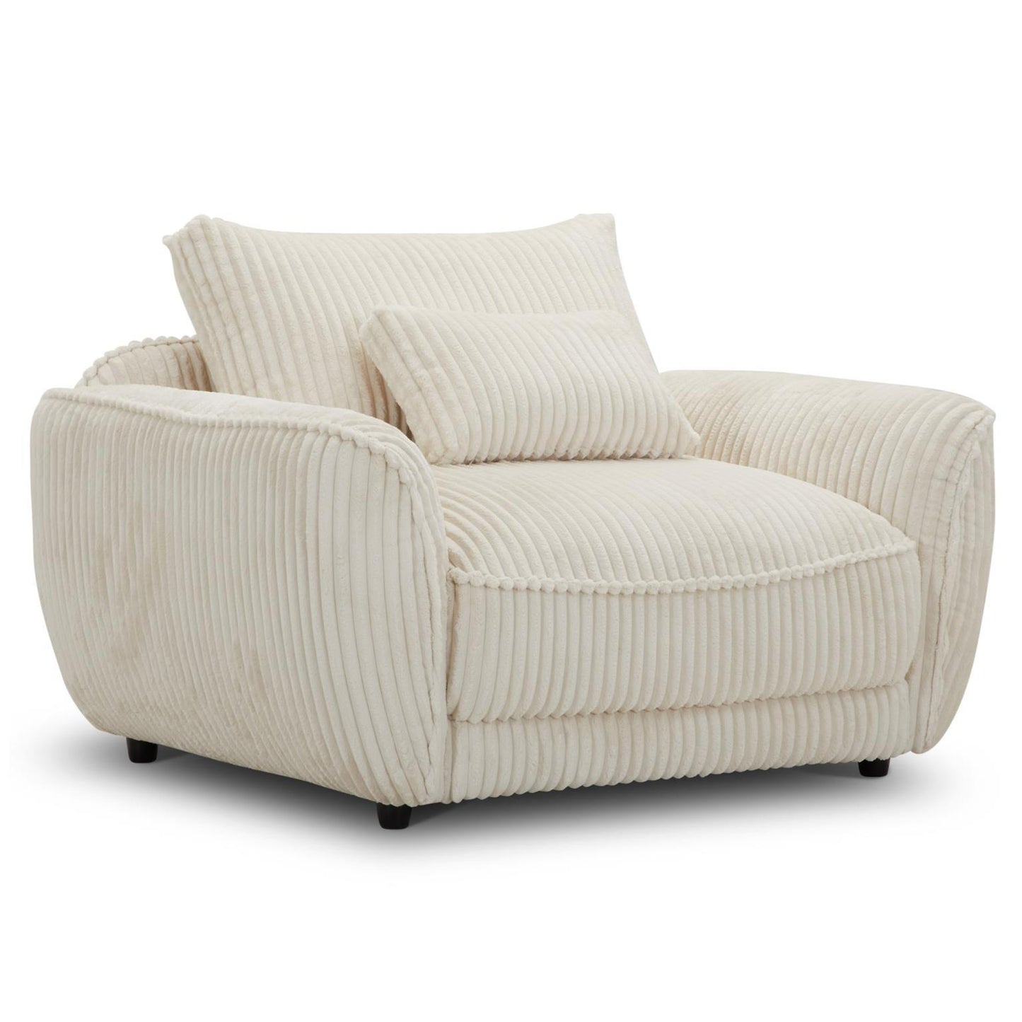 Utopia Mega Ivory Chair And A Half With Lumbar Pillow