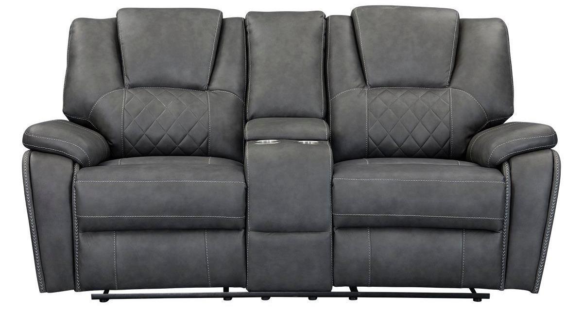 Diamante Loveseat - Grey