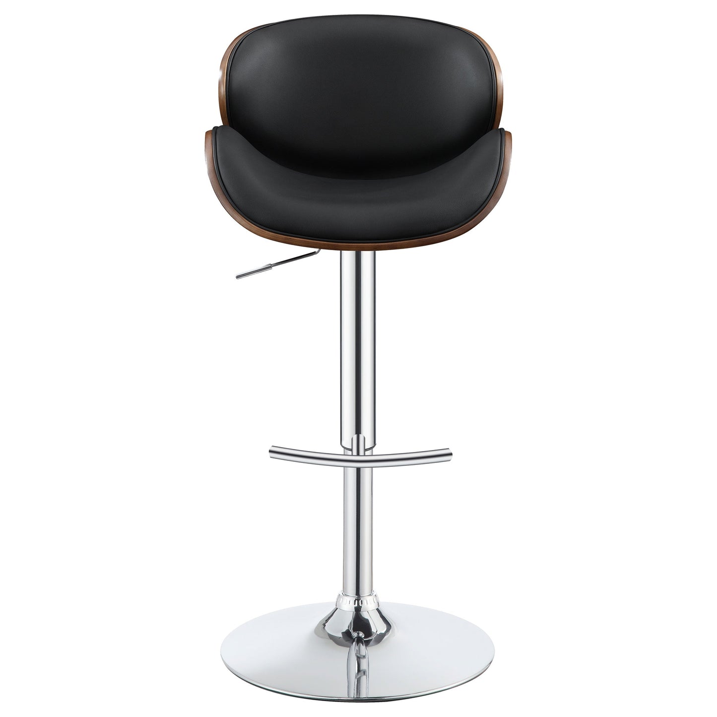 Harris AdjusTable Bar Stool Black and Chrome