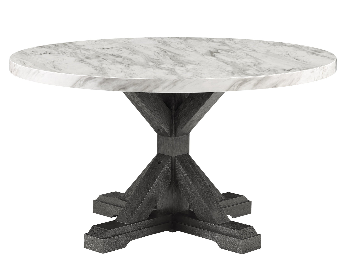 VANCE FAUX MARBLE DINING TABLE