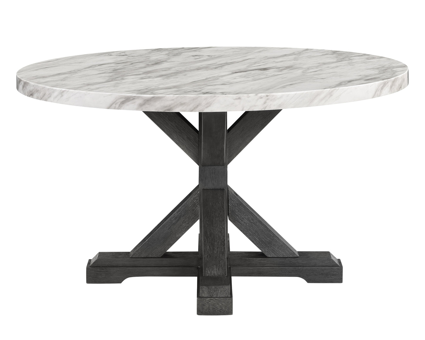 VANCE FAUX MARBLE DINING TABLE