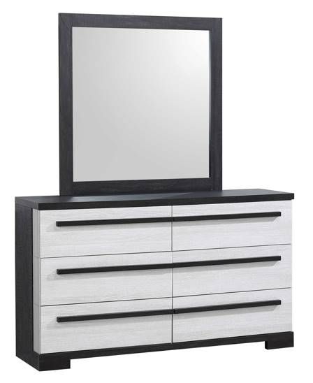 REMINGTON BLACK/WHITE DRESSER TOP
